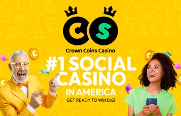 Crown Coins - Bonus senza deposito: 100.000 monete per i nuovi atleti