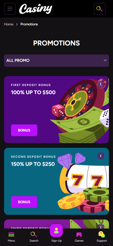 Unlock Your Fun with Casiny Casino No Deposit Bonus 9